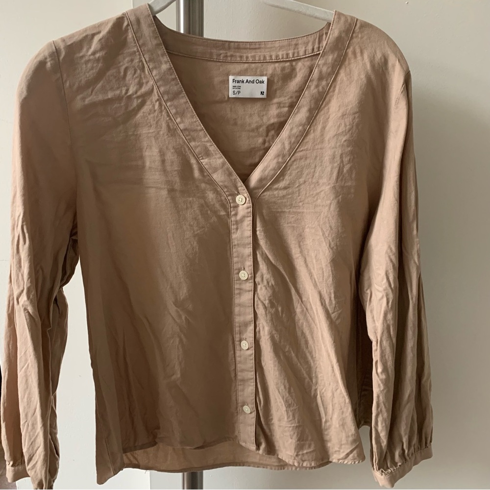 Frank and Oak Button Down Blouse